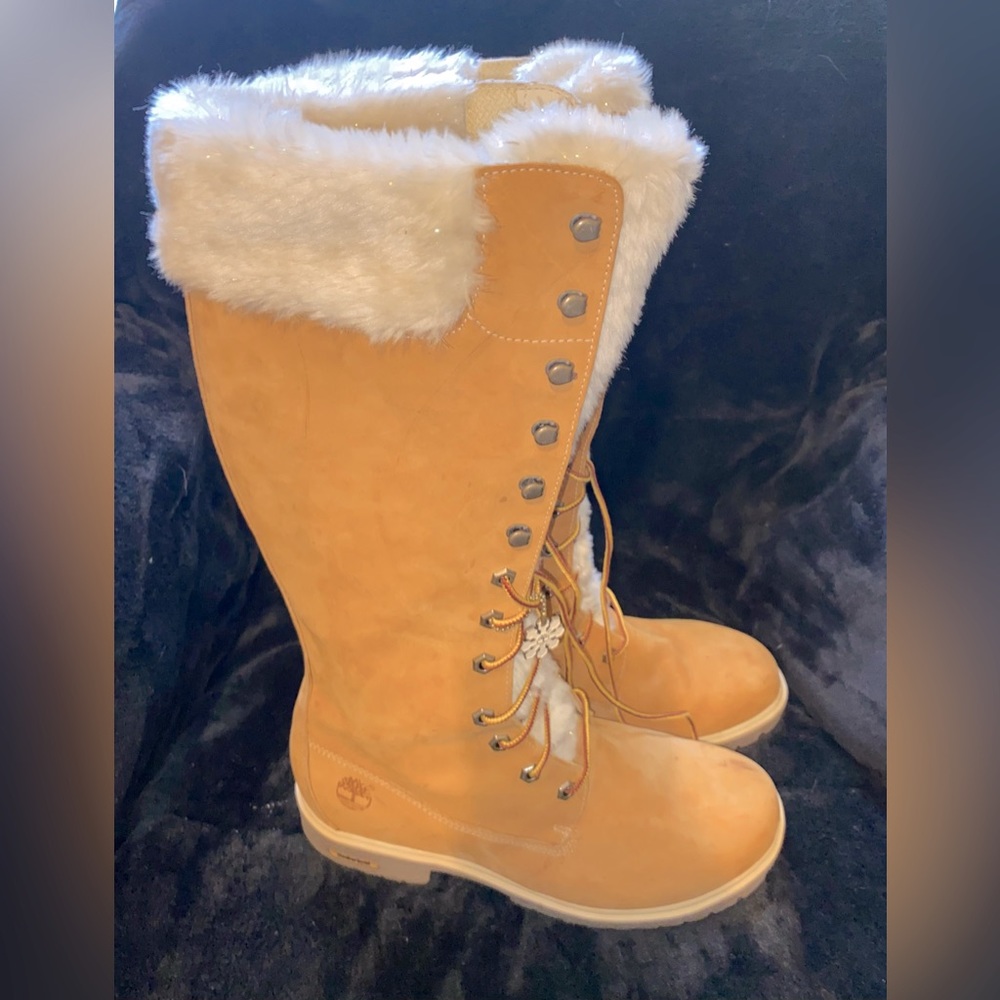 Glitter Fur Timberlands
